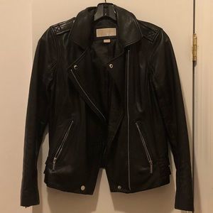 Genuine leather Michael Michael Kors Moto Jacket
